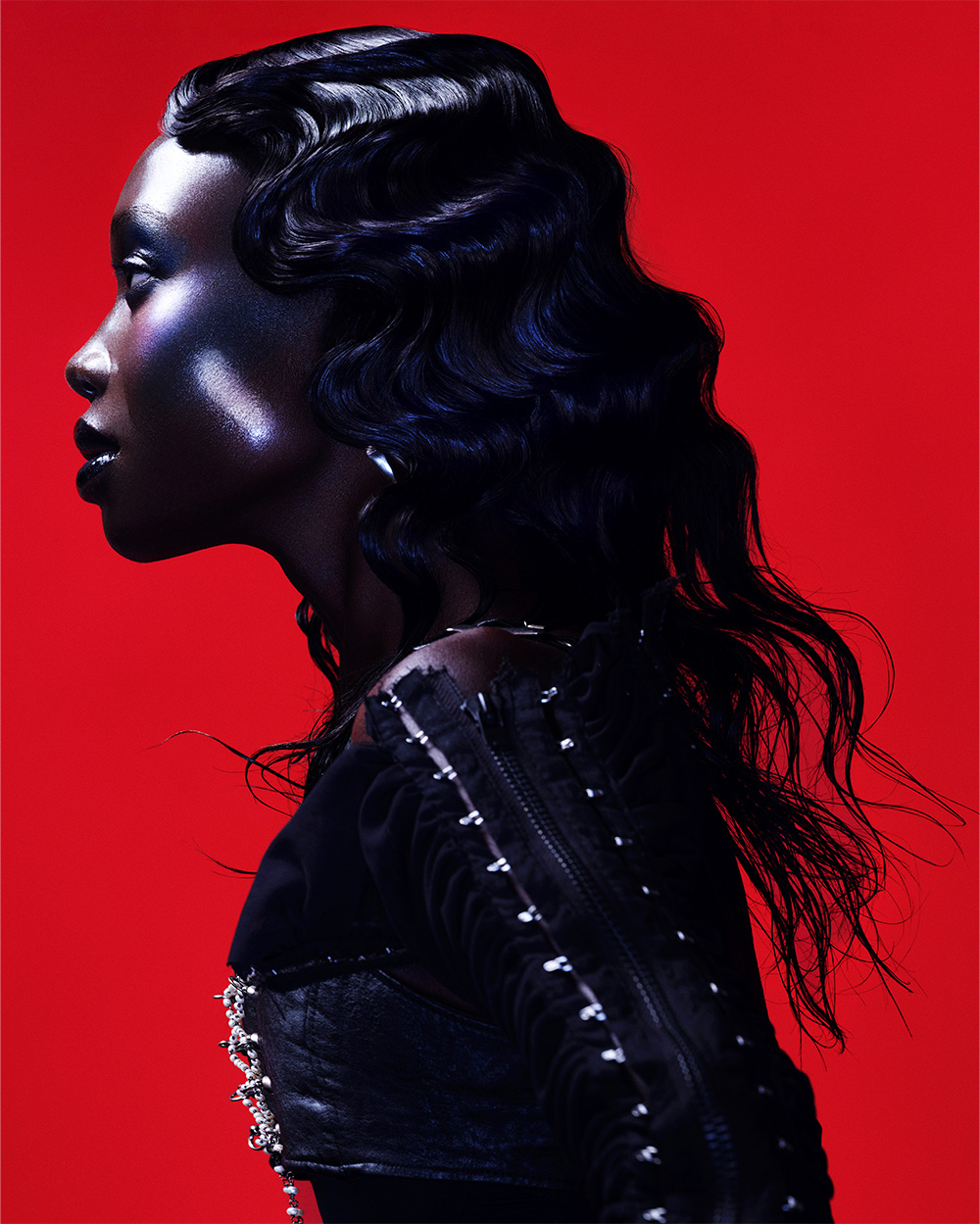 Lisa Farrall - BHA Afro Hairdresser of the Year 2025 - Sleek Black Finger Waves